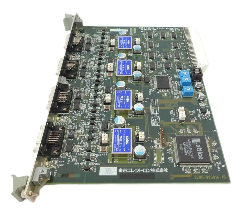Used TEL Tokyo Electron 3281-000014-18 PCB Card TVB3102-1/SIO 3208-000014-15 Working