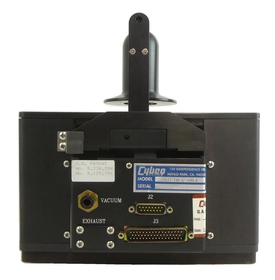 Used Cybeq Systems 2831 Prealigner Wafer Inspection Unit Working