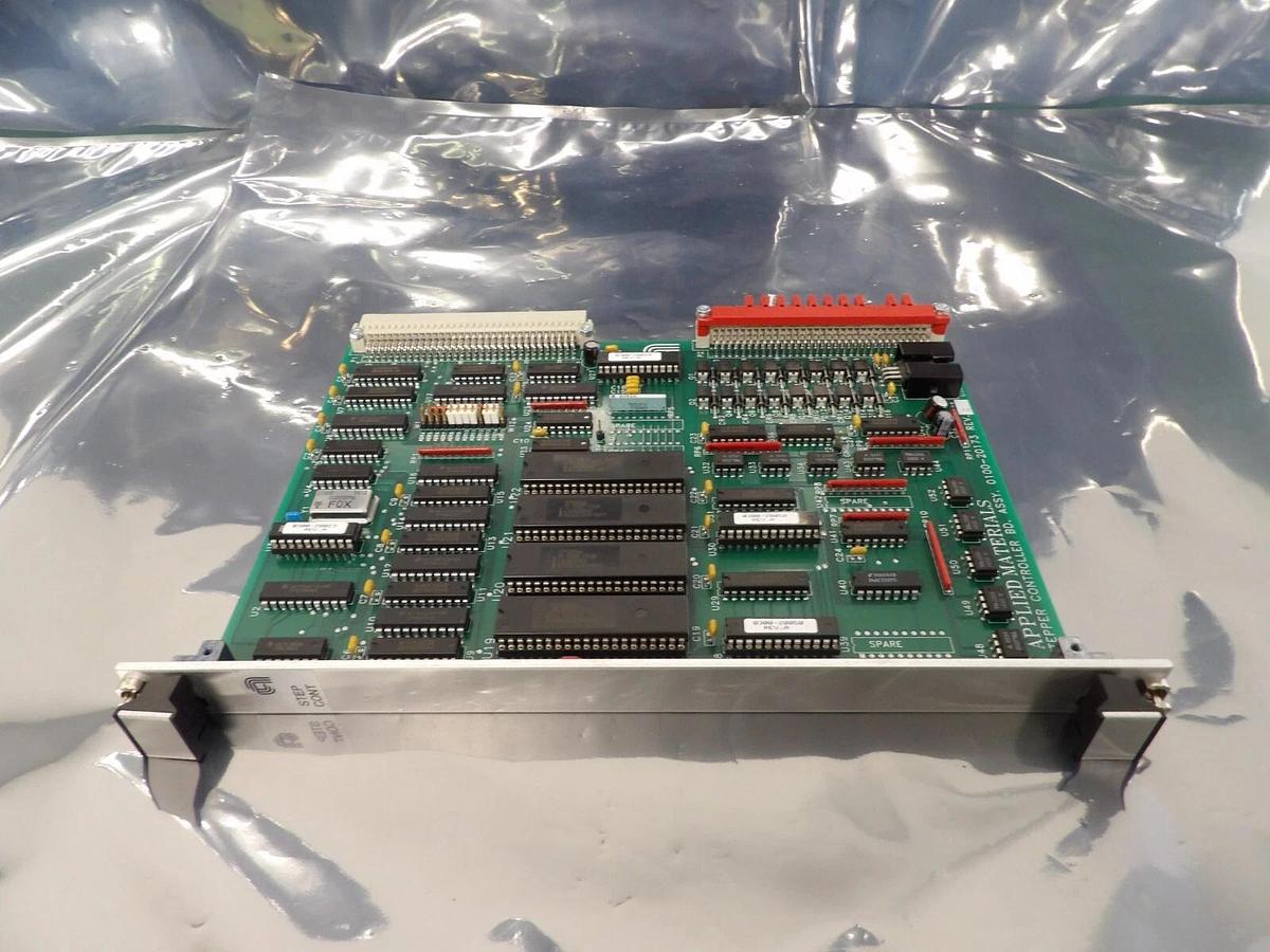 Used AMAT Applied Materials 0100-20173 Stepper Controller VME PCB Card Working
