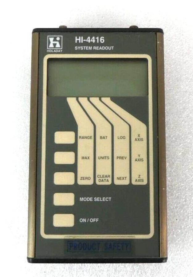 Used Holaday Industries HI-4416 Numeric EMF Readout Meter Working Surplus