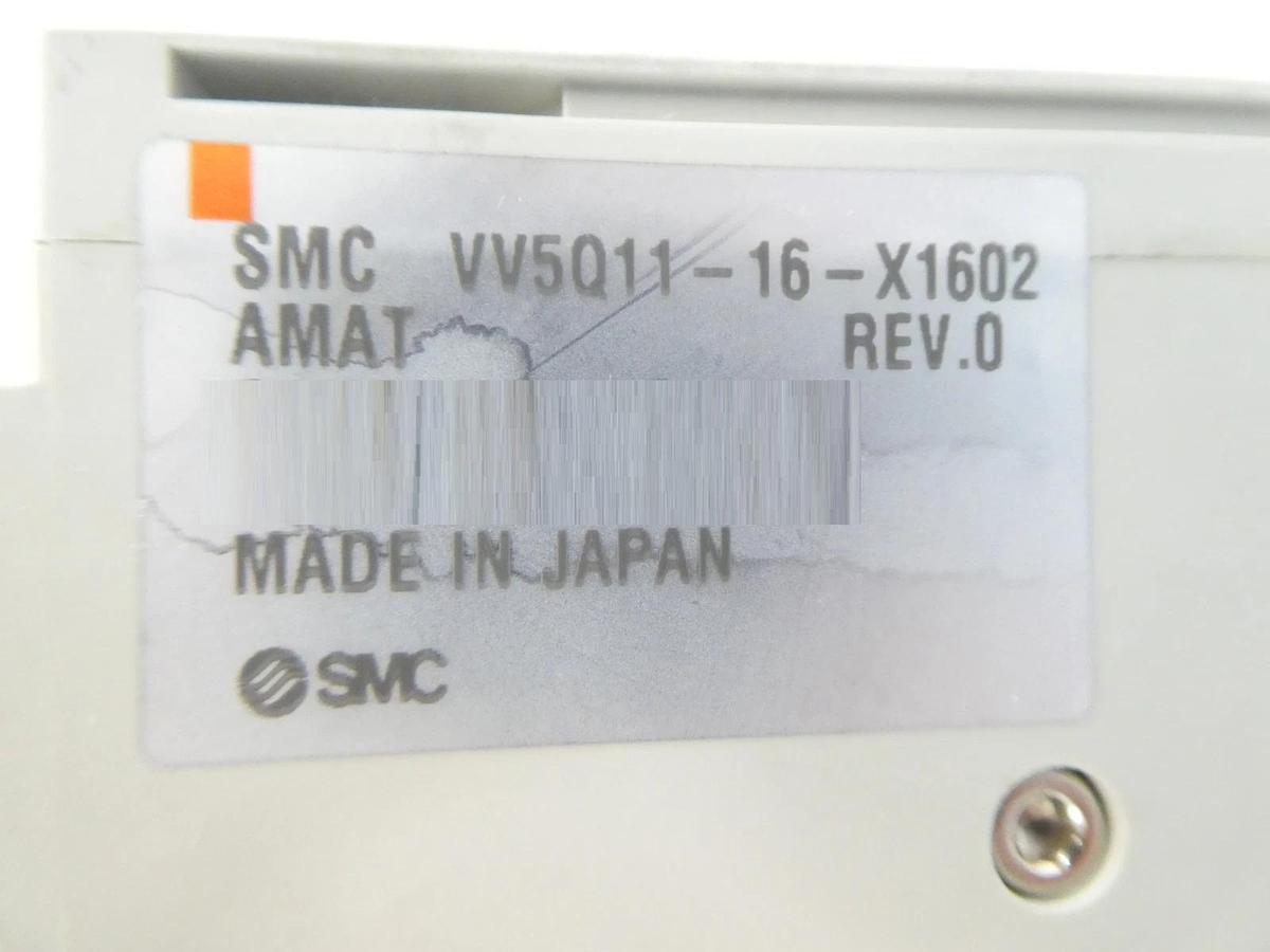 Used SMC VV5Q11-16-X1602 16-Port Manifold Module EX420-SDN2 Lot of 2 Working Surplus