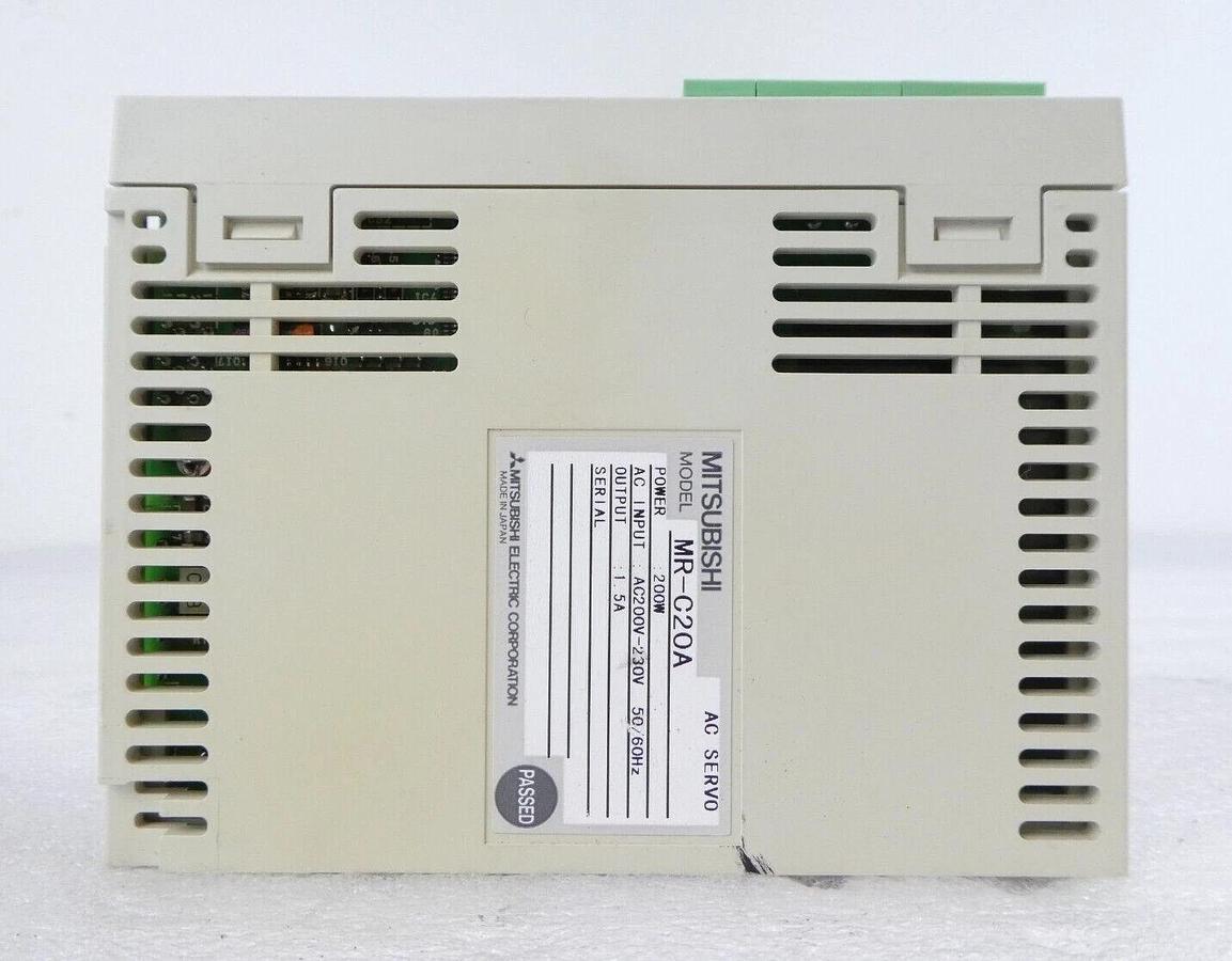 Used Mitsubishi MR-C20A AC Servo Driver MELSERVO Reseller Lot of 2 Working Surplus