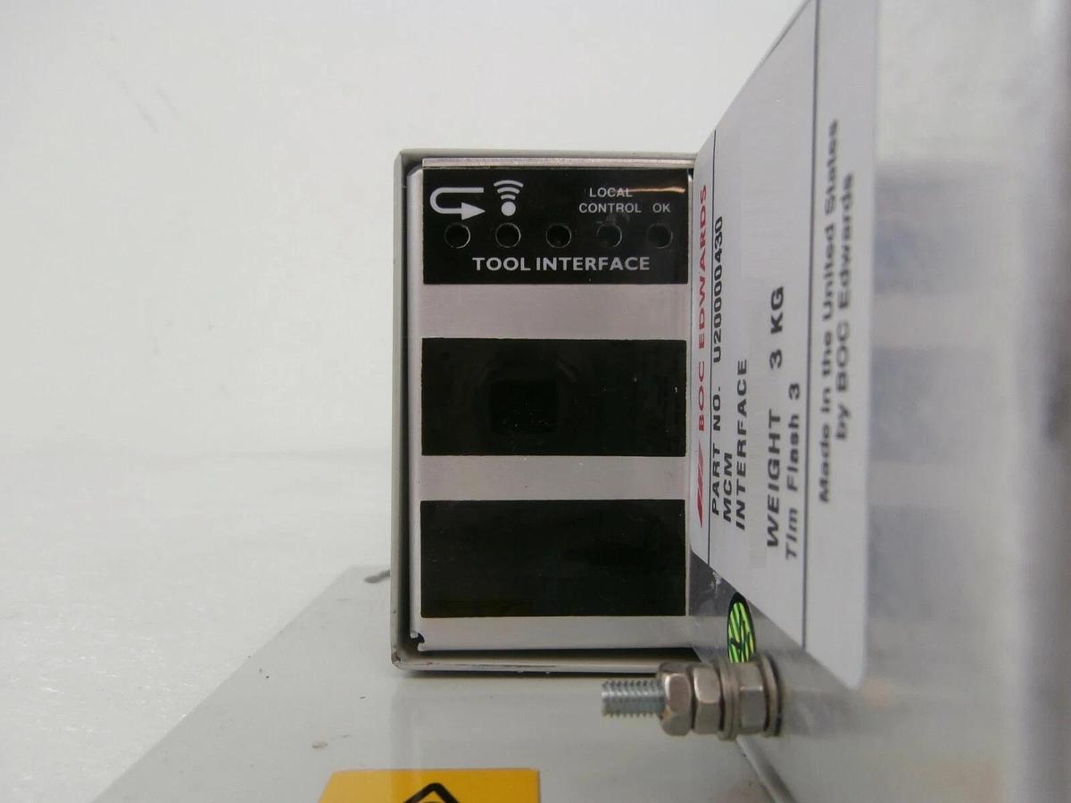 Used Edwards U20000430 Vacuum Pump MCM Interface Module Tim Flash 3 Working Spare