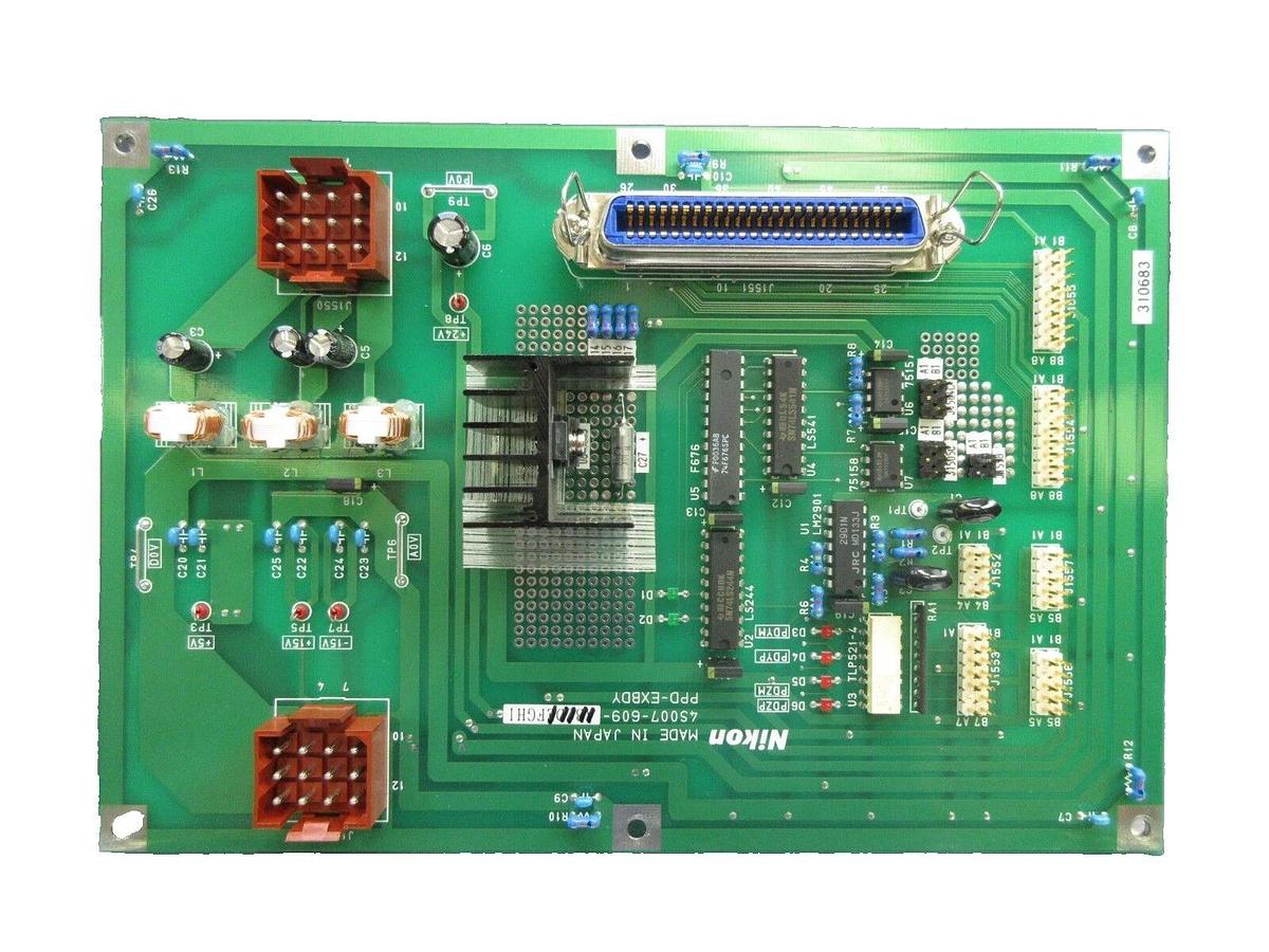 Used Nikon 4S007-609 Interface Connector Board PCB PPD-EXBDY NSR Series Working
