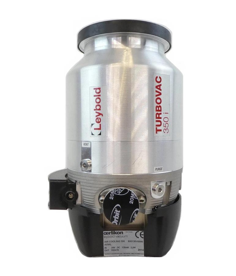 Used TURBOVAC 350i Leybold 830051V1001 Turbomolecular Pump w/Cooling Tested Working