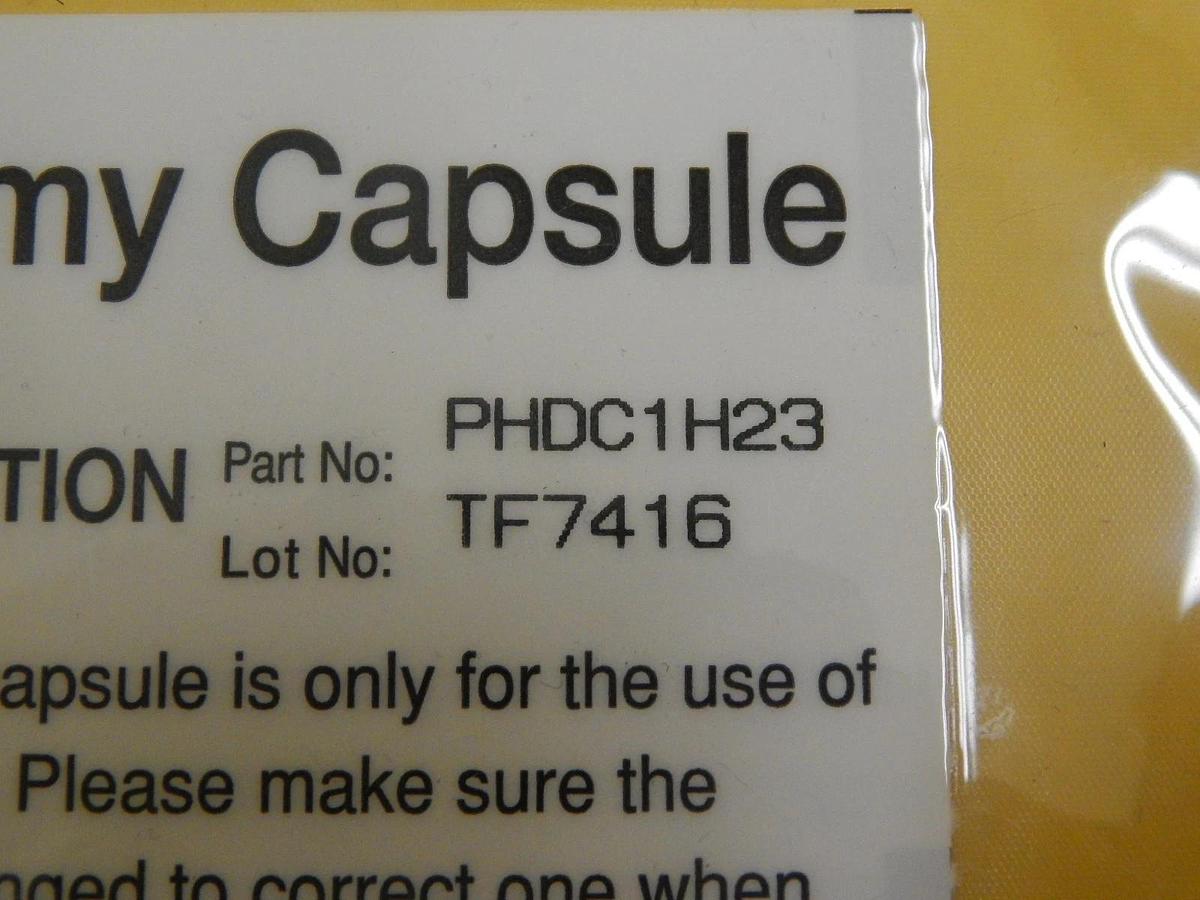 Used Pall PHDC1H23 PhotoKleen Photoresist Filter Dummy Capsule TEL Lithius Working
