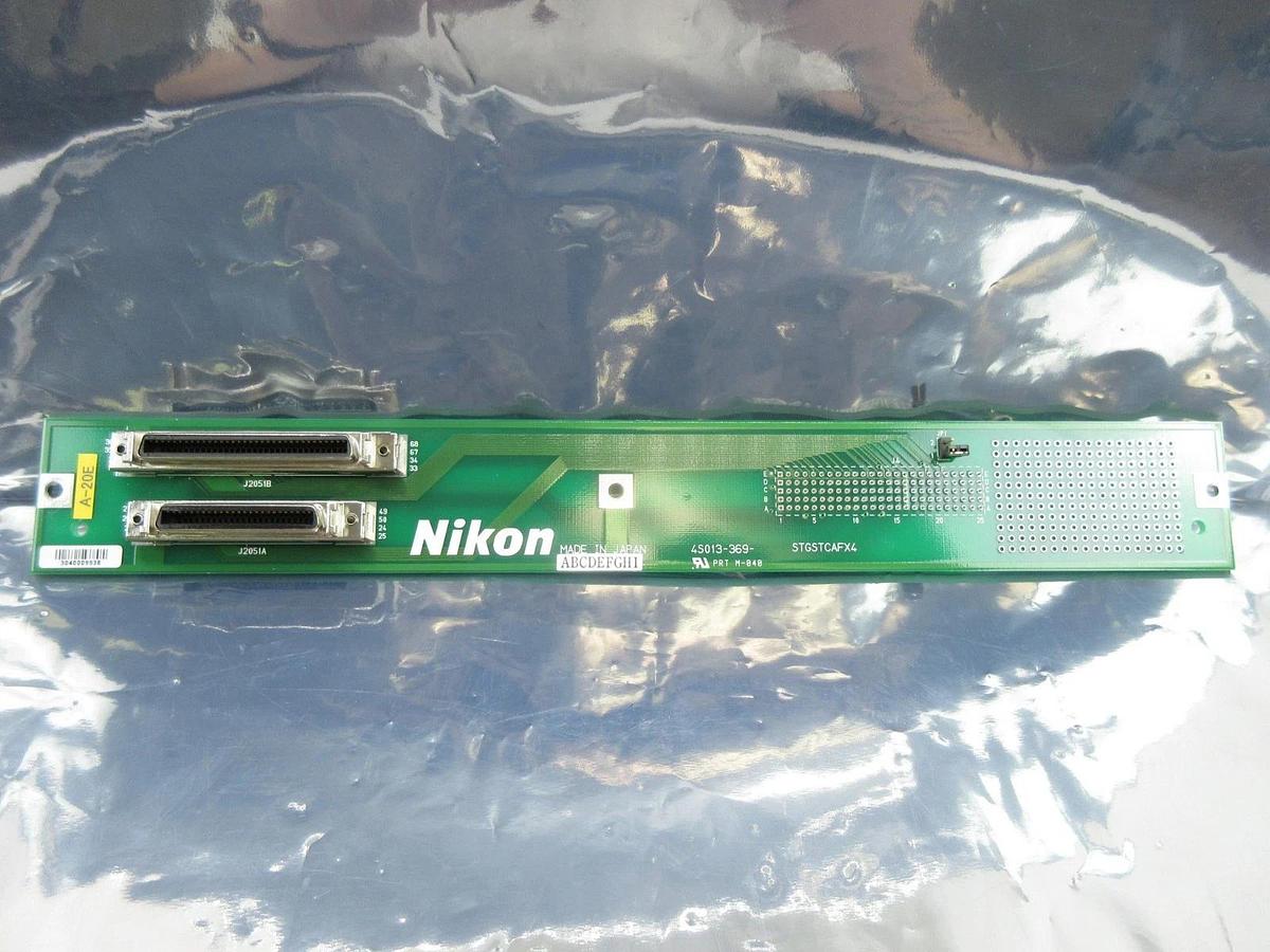 Used Nikon 4S013-369 Backplane Interface Board PCB STGSTCAFX4 NSR System Used Working