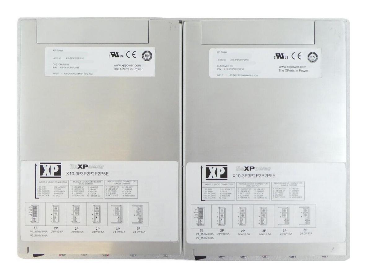 Used XP Power X10-3P3P2P2P2P5E-34 Power Supply fleXPower Reseller Lot of 2 Working
