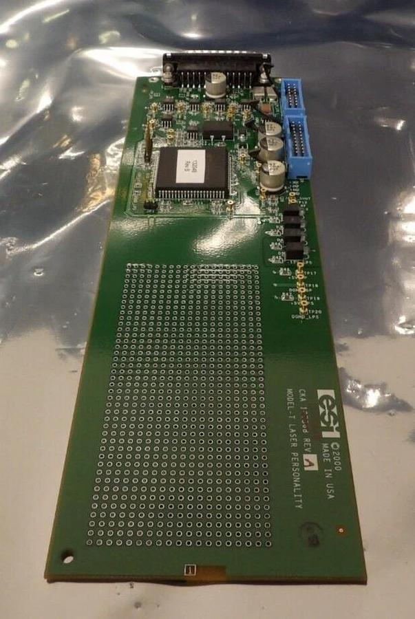 Used ESI CKA 150268 Model-T Laser Personality PCB JDS Uniphase QB-PS-49190 Working