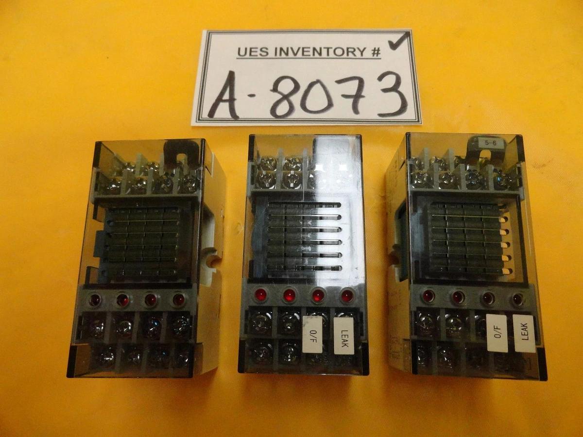 Used NAiS AY33002 Relay Module RT3S-24V Lot of 3 Used Working