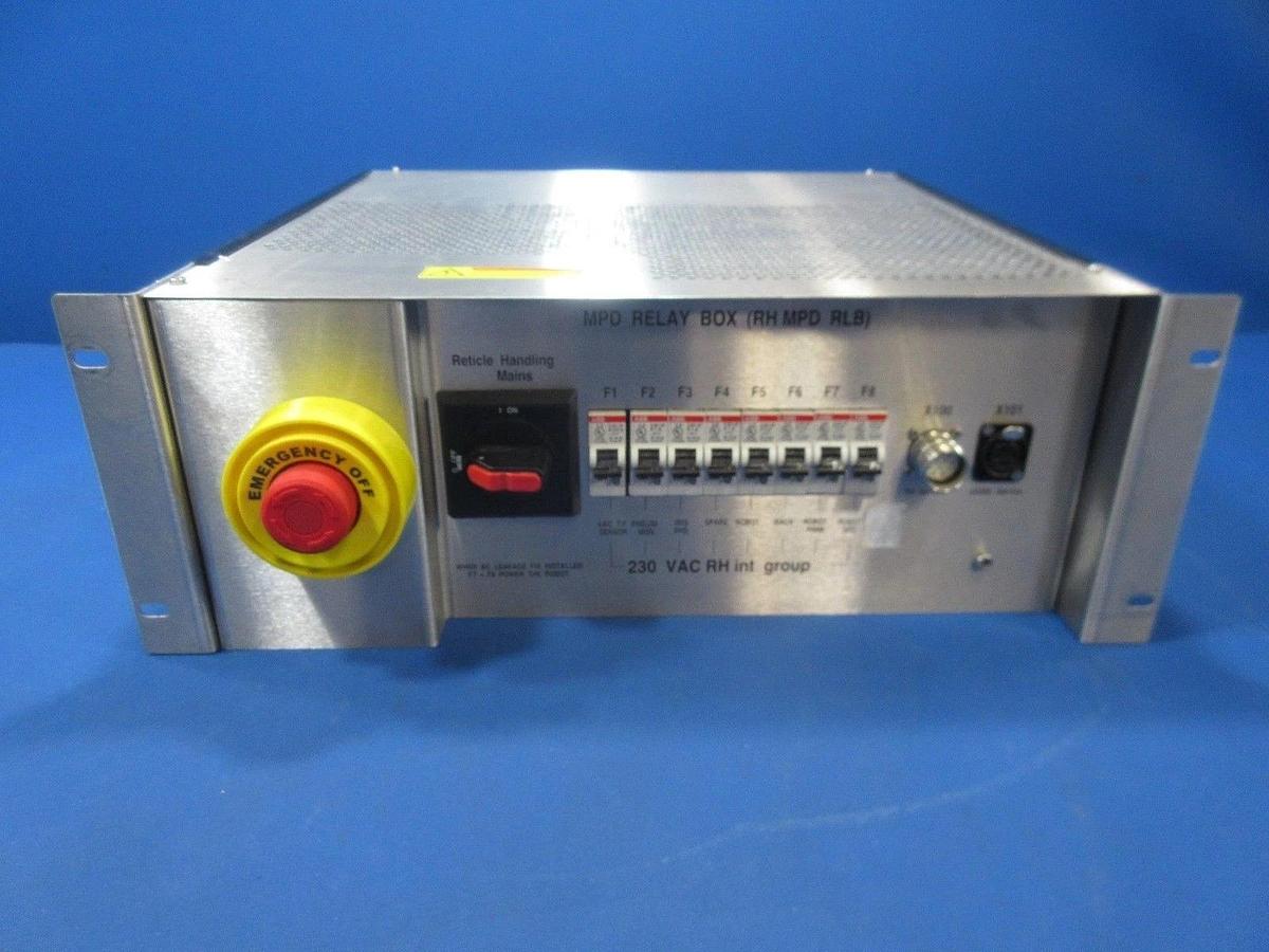 Used ASML 4022.636.27442 MPD Relay Box ASML Dual Stepper Scan Used Working