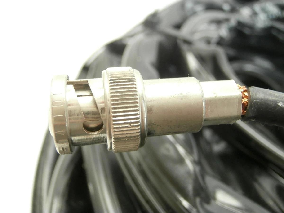 Used Hitachi 201F1 RF Cable 72 Foot 23M M-511E Microwave Plasma System Working