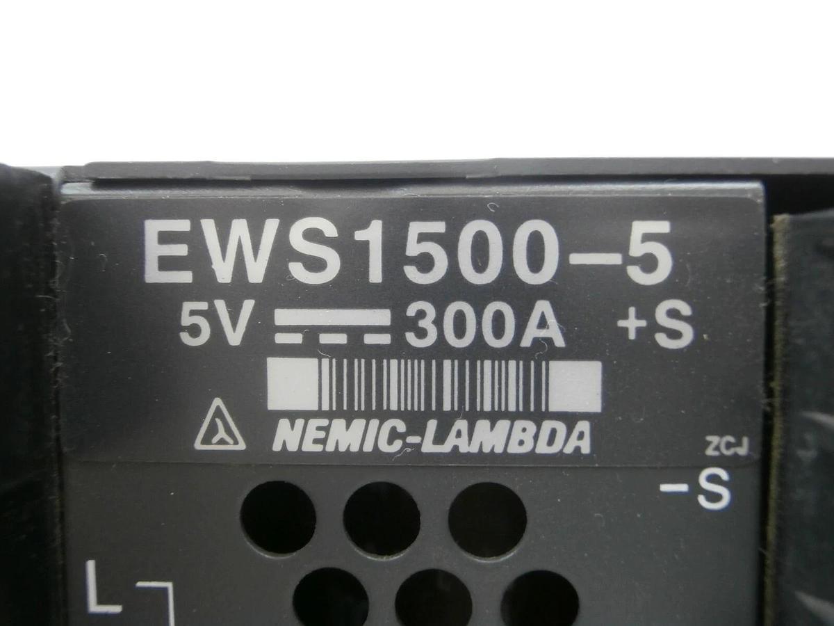 Used Nemic-Lambda EWS1500-5 Power Supply 2055 Watts 3.3V EWS Series Working Surplus
