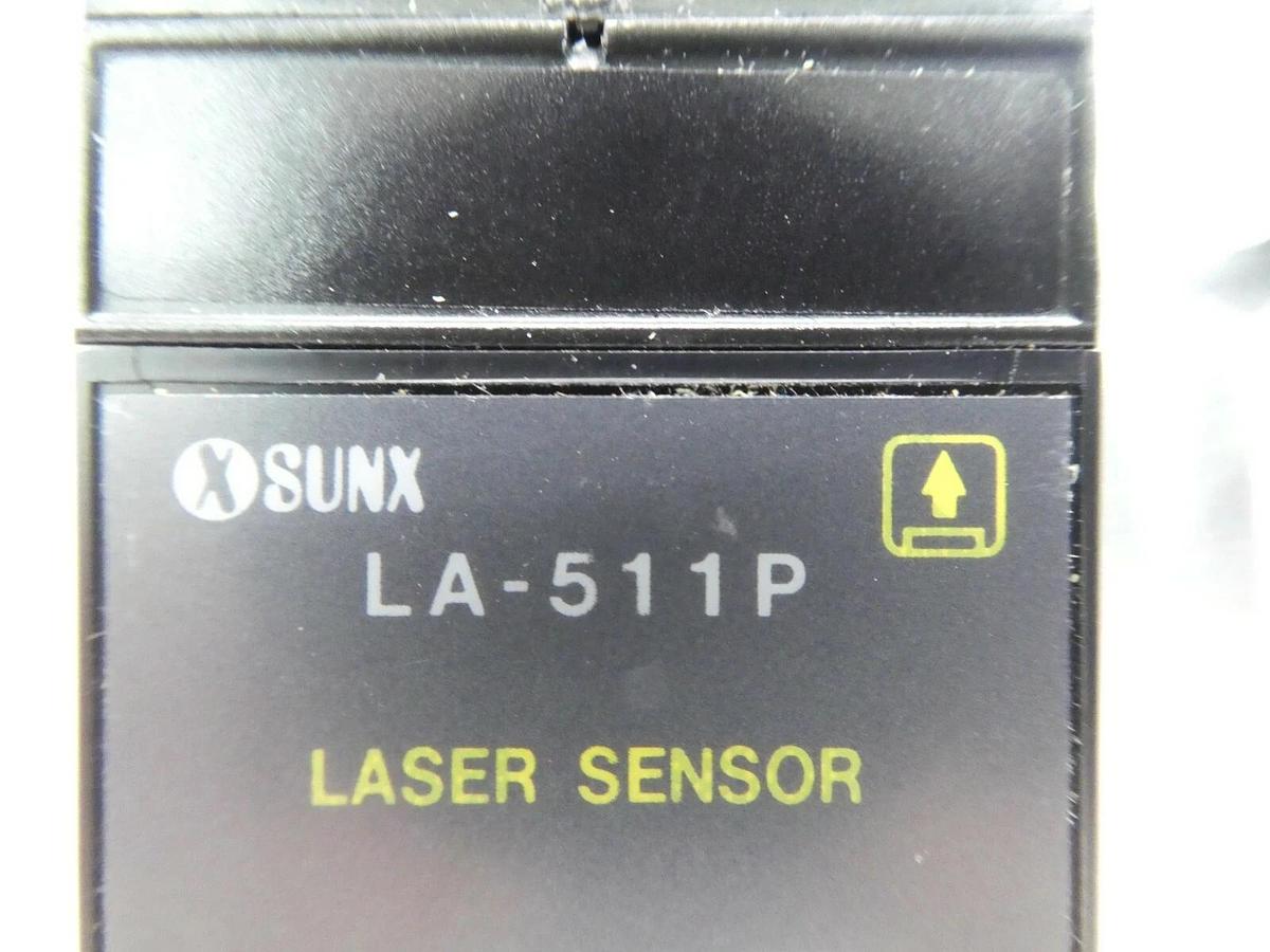 Used Sunx LA-511D Wafer Slide Sensor 5J CN 5J 6N TEL TGB813-1/SLIDE Trias Lot of 5