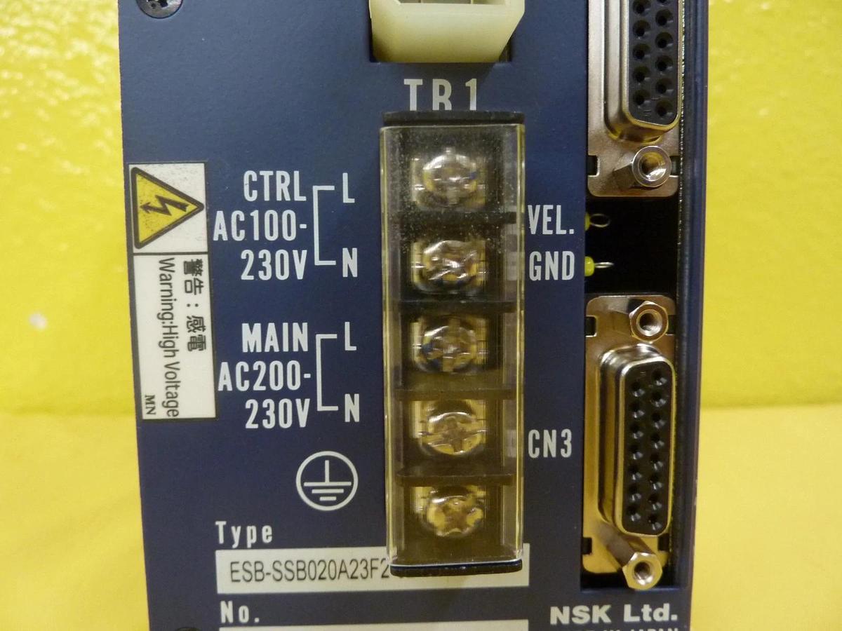 Used NSK ESB-SSB020A23F2-02 Robot Servo Drive TEL 5080-192754-11 Lithius Working