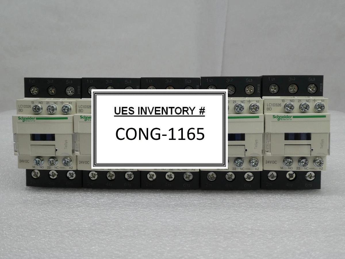 Used Schneider Electric LC1D326BD Contactor TeSys LAD4TBDL Reseller Lot of 5 Used