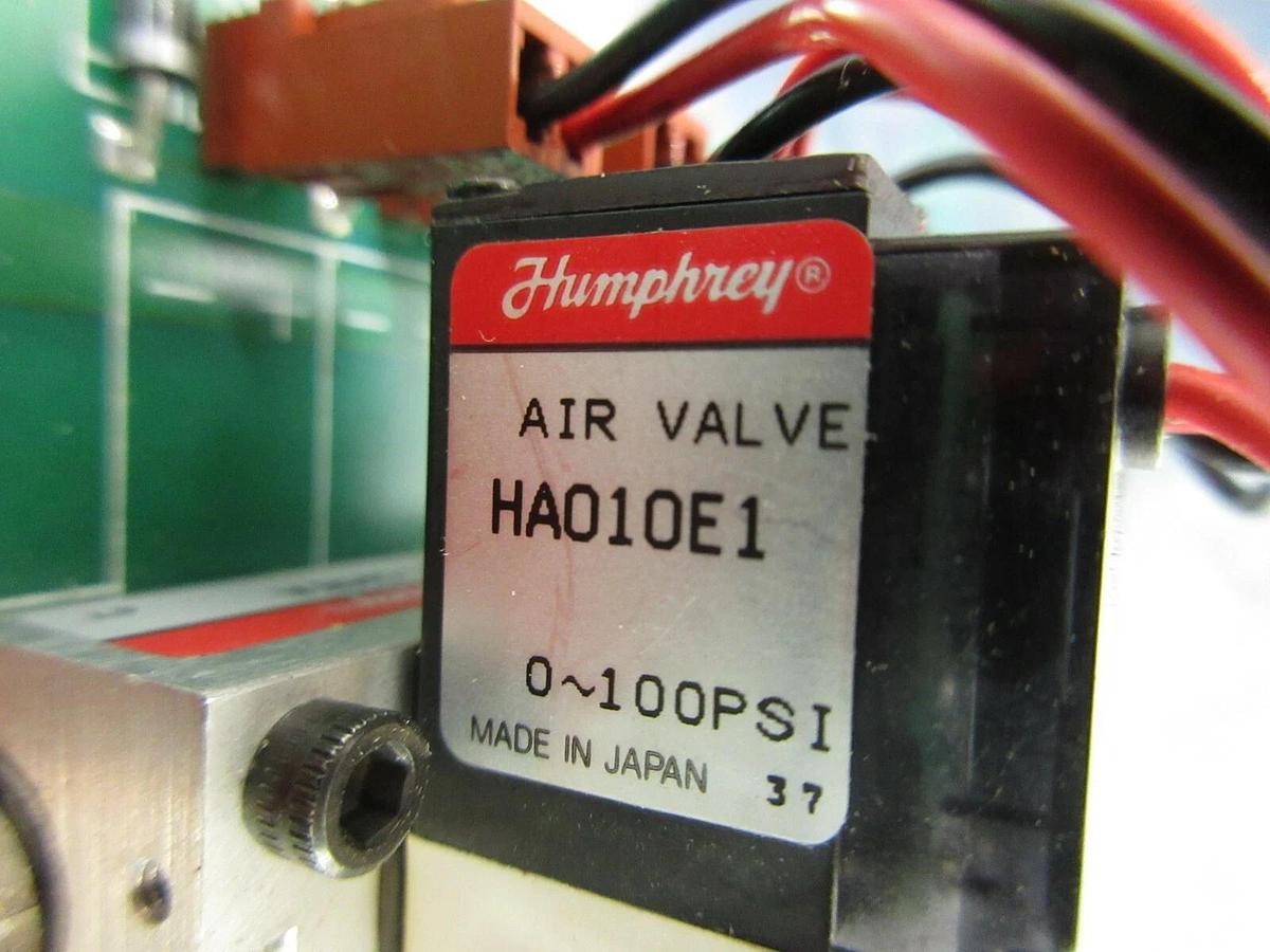 Used TECO Pneumatic DES375-010-8 3-Port Pneumatic Manifold Board PCB HA010E1 Working