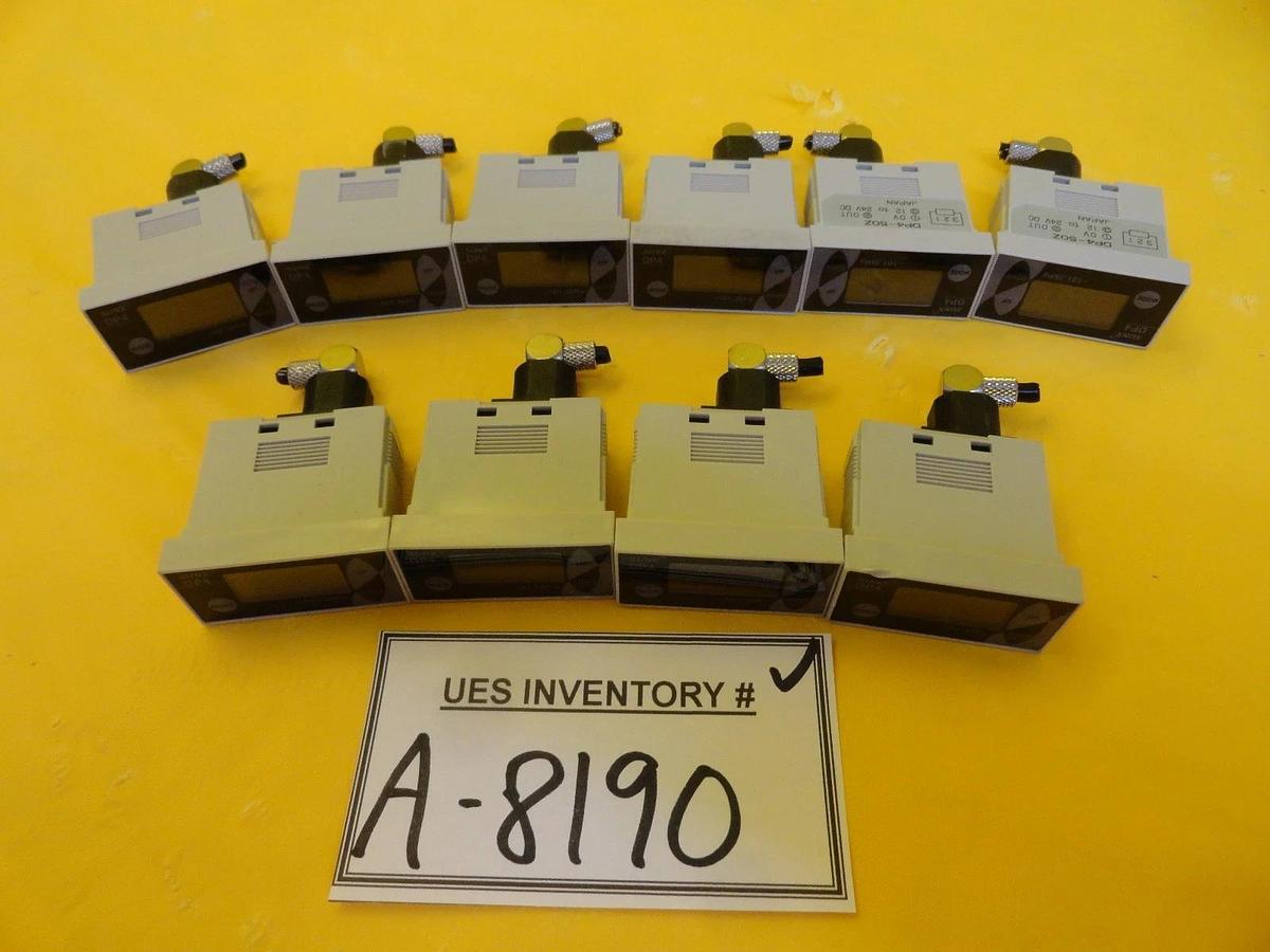 Used Sunx DP4-50Z Compact Digital Display Pressure Sensor DP4 Series Lot of 10 Used