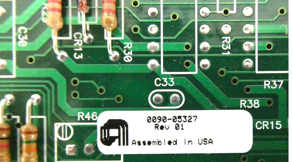 Used AMAT Applied Materials 0090-05327 Dual Gas Leak Detector PCB Working Surplus