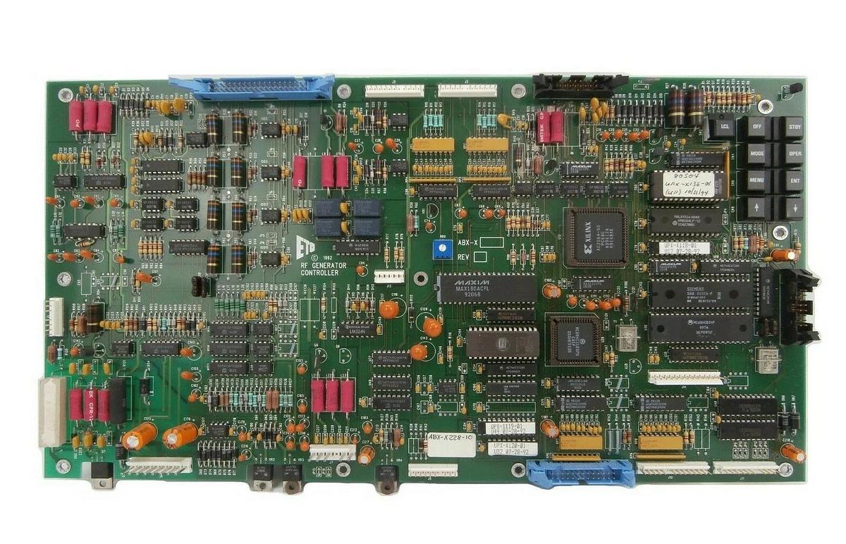 Used ETO Ehrhorn Technological Operations ABX-X228-10 RF Generator Controller PCB