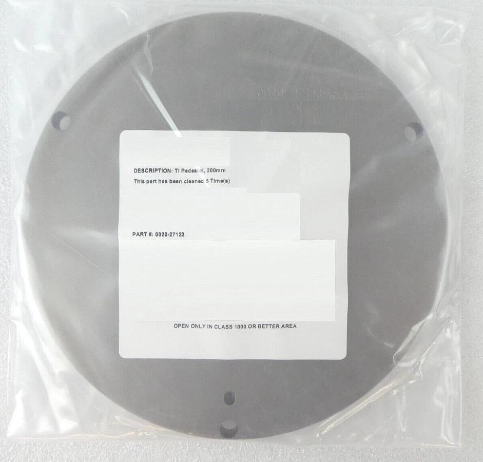 Refurbished AMAT Applied Materials 0020-27123 200mm Pedestal PCII Ti Lot of 2 Refurbished