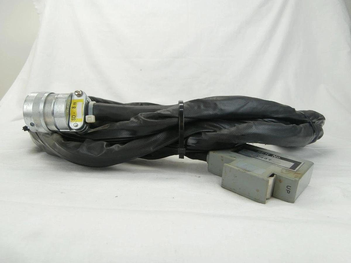Used Seiko Seiki SD-8m TMP Turbomolecular Pump Cable 26 Foot 8M Turbo Working