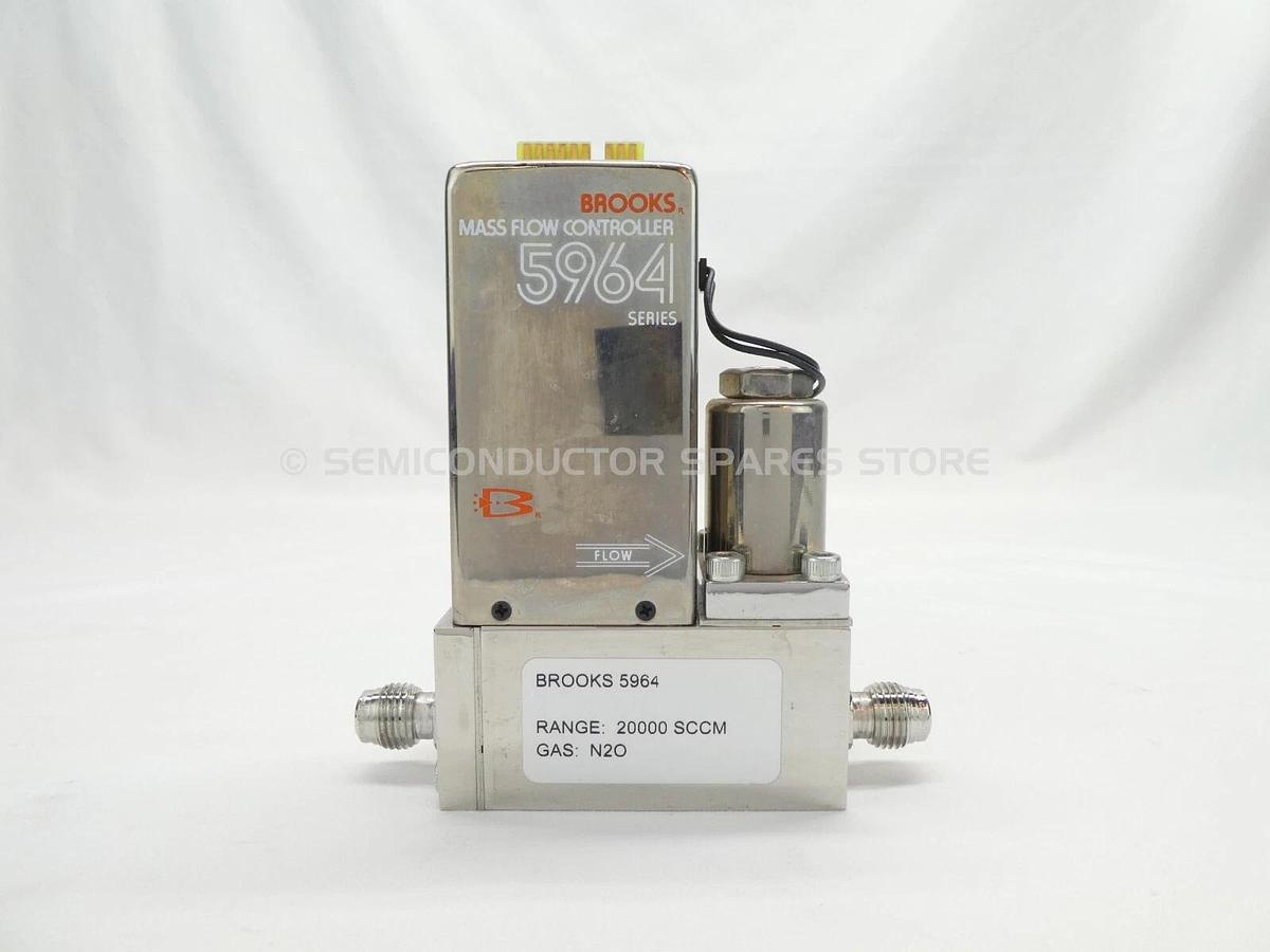Refurbished Brooks 5964 Mass Flow Controller MFC 20000 SCCM N2O Lot of 2 OEM Refurbished