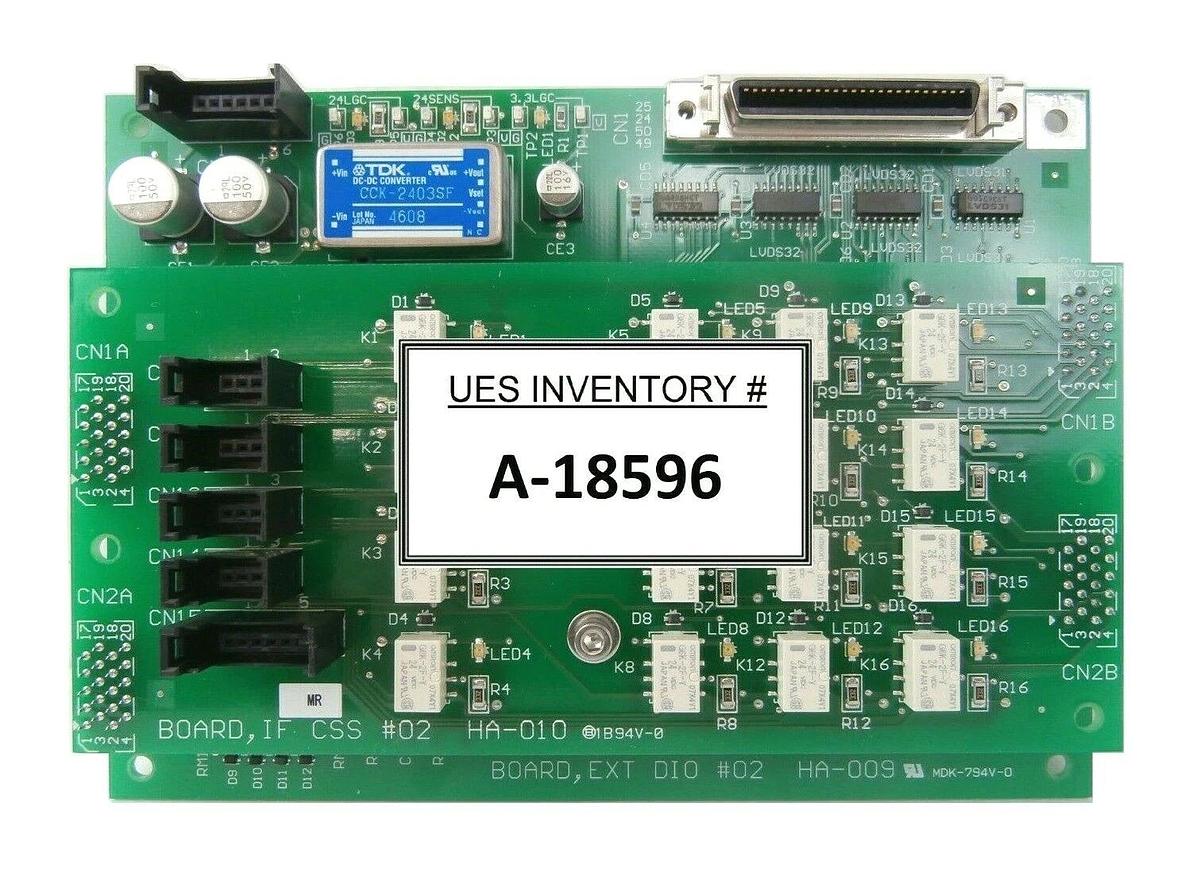 Used TEL Tokyo Electron HA-009 EXT DIO #02 PCB Assembly HA-010 IF CSS Lithius Working