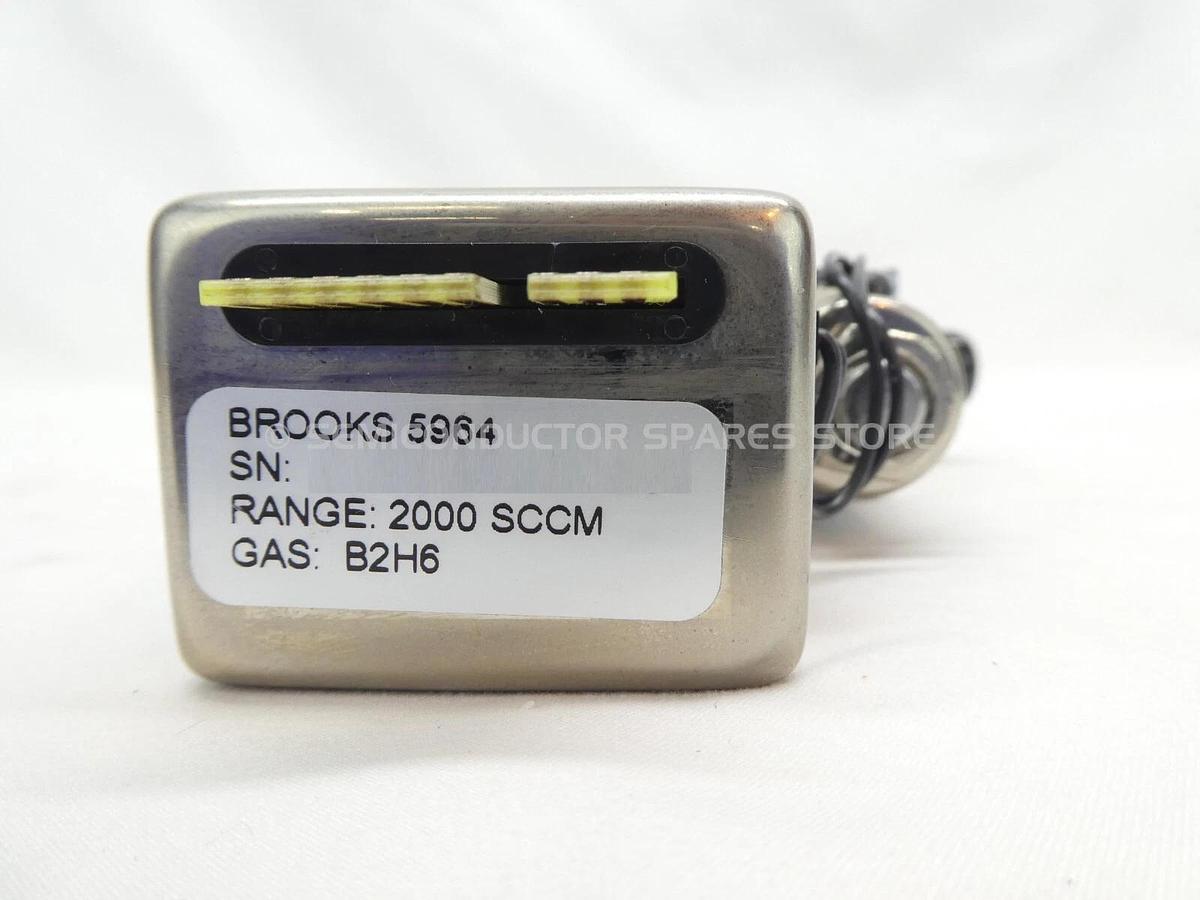 Refurbished Brooks 5964 Mass Flow Controller MFC 2000 SCCM B2H6 Lot of 2 OEM Refurbished
