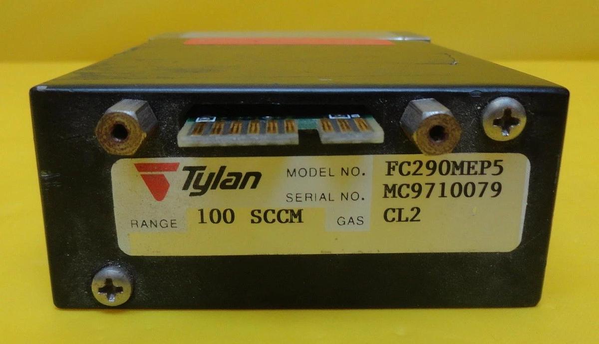 Used Tylan FC290MEP5 Mass Flow Controller MFC 2950 Series 100 SCCM Cl2 Used Working