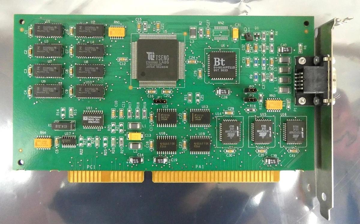 Used Texas Microsystems 23595 Graphics Card SVGA 1MB AMAT 0660-01707 PCB Working