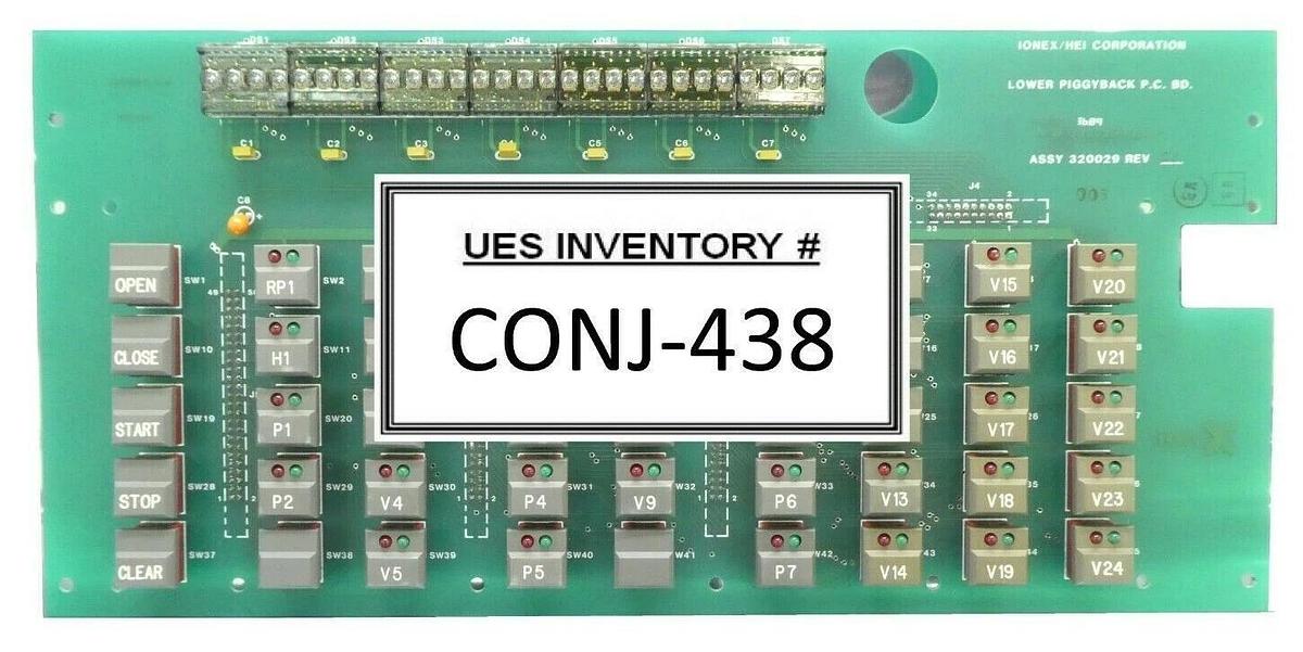 Used Ionex/HEI Corporation 320029 Lower Piggyback PCB Rev. C1 330029 Working Surplus