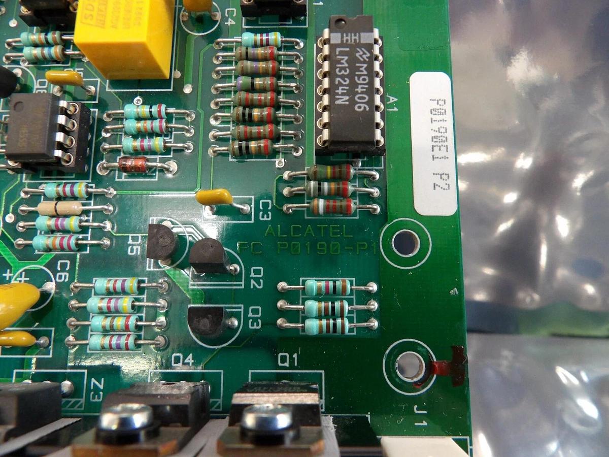 Used Alcatel P0190E1 Interface Board Turbomolecular Pump PCB ASM 180 Td Working