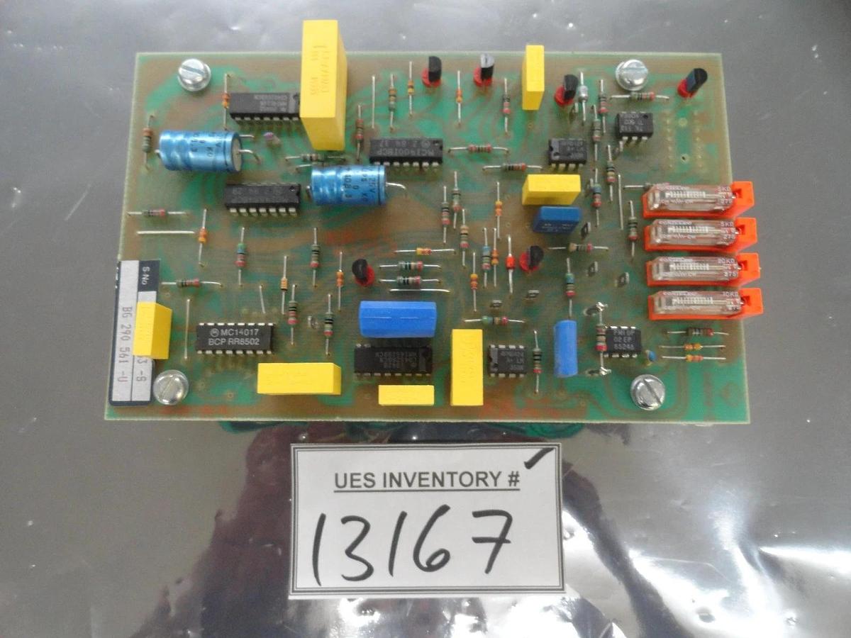 Used Balzers BG 290 561 U Transformer PCB Card BG 290 565 U Used Working
