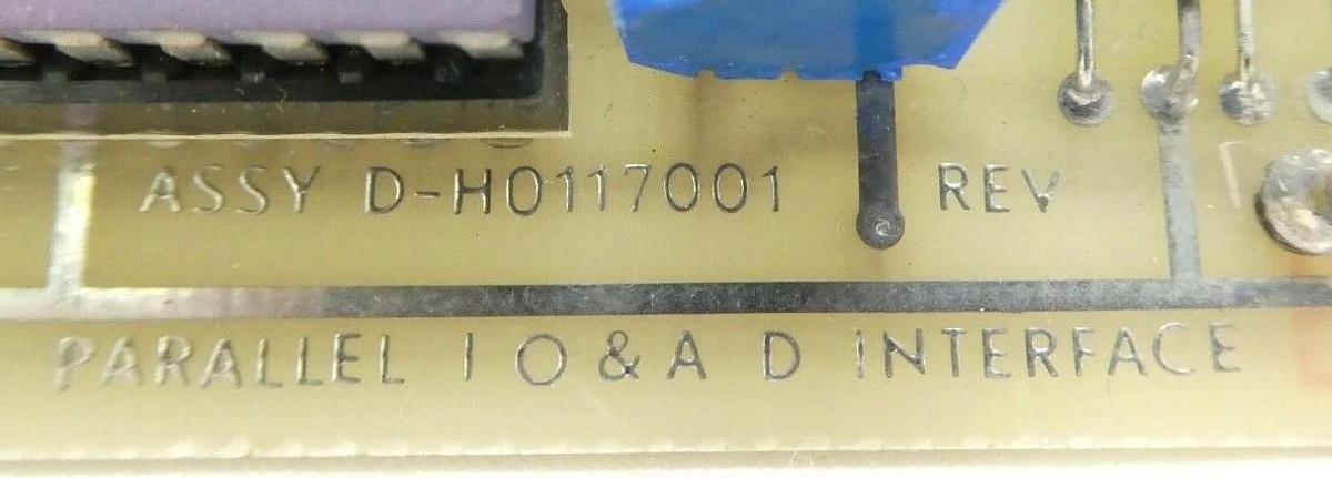 Used Varian Semiconductor VSEA D-H0117001 Parallel I/O Interface PCB H0117001 Rev. F