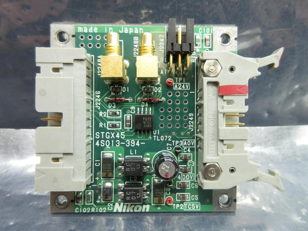 Used Nikon 4S013-394 Interface Board PCB STGX45 NSR System Used Working