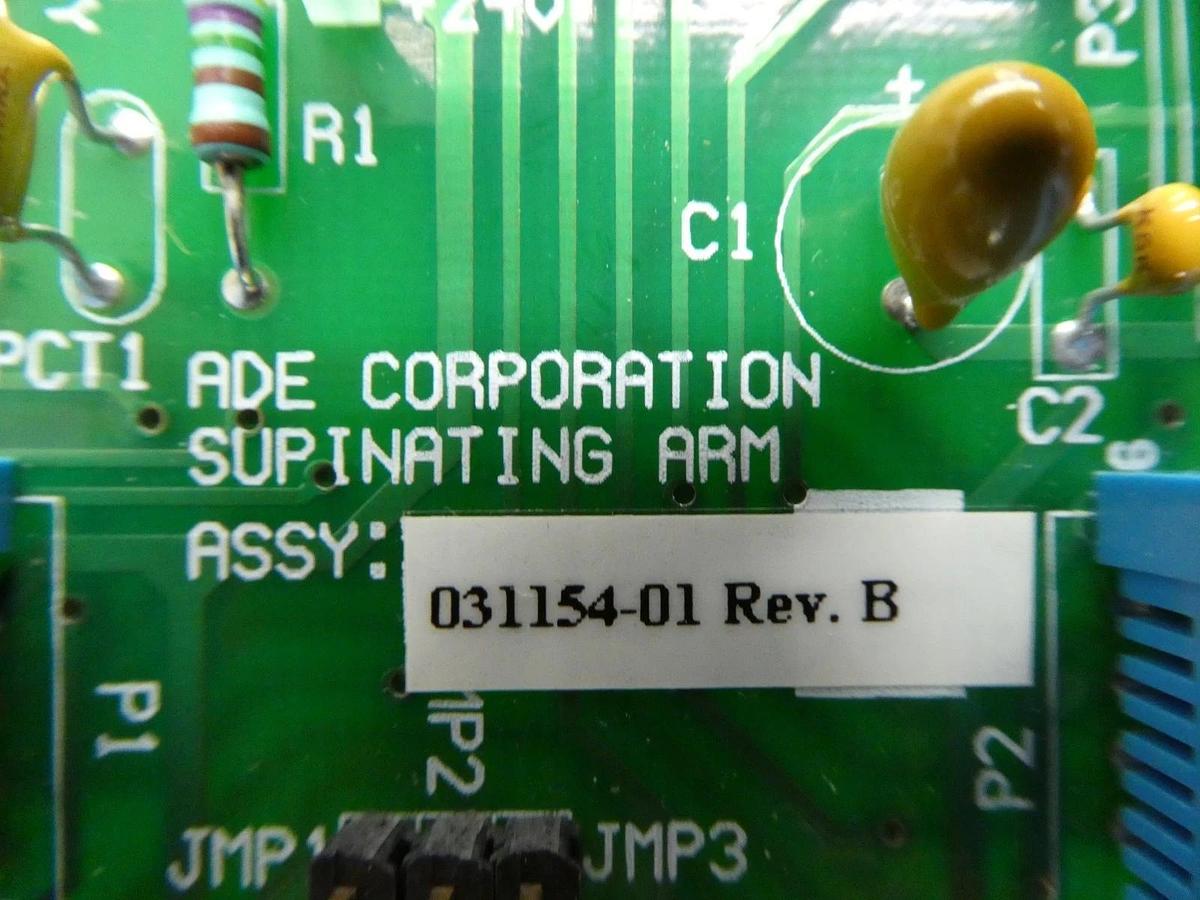 Used ADE Corporation 031154-01 Supinating Arm Board PCB 031153-01 Used Working