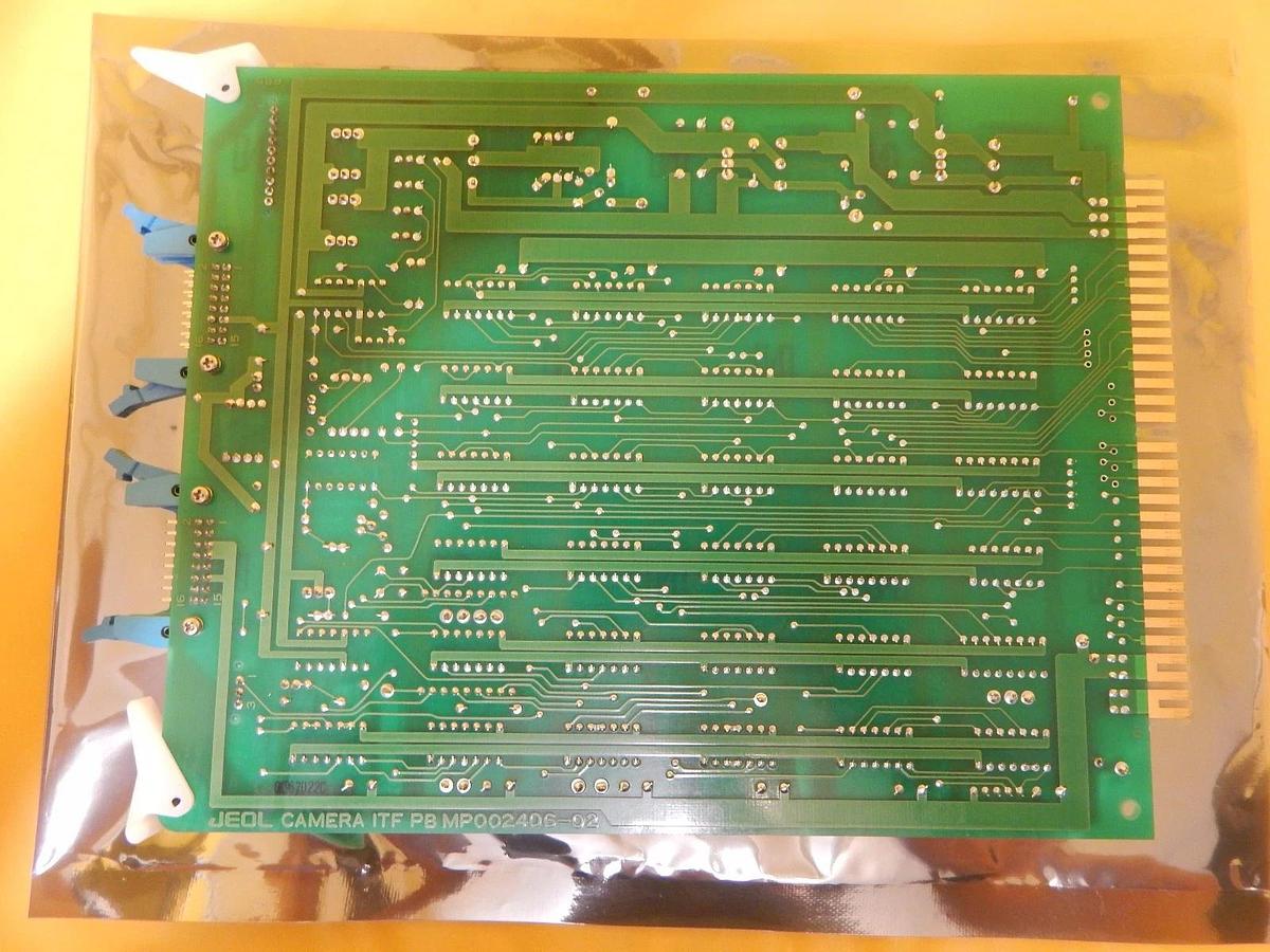 Used JEOL MP002406-02 CAMERA ITF PB Interface Board PCB Card JEM-2010F Working