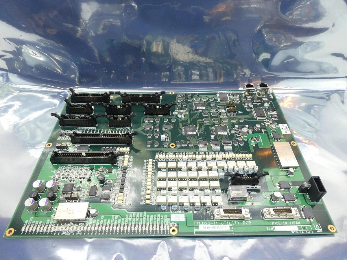 Used TEL Tokyo Electron 5895-100250-11 Utility PCB TTLD23-11 Broken Tabs As-Is