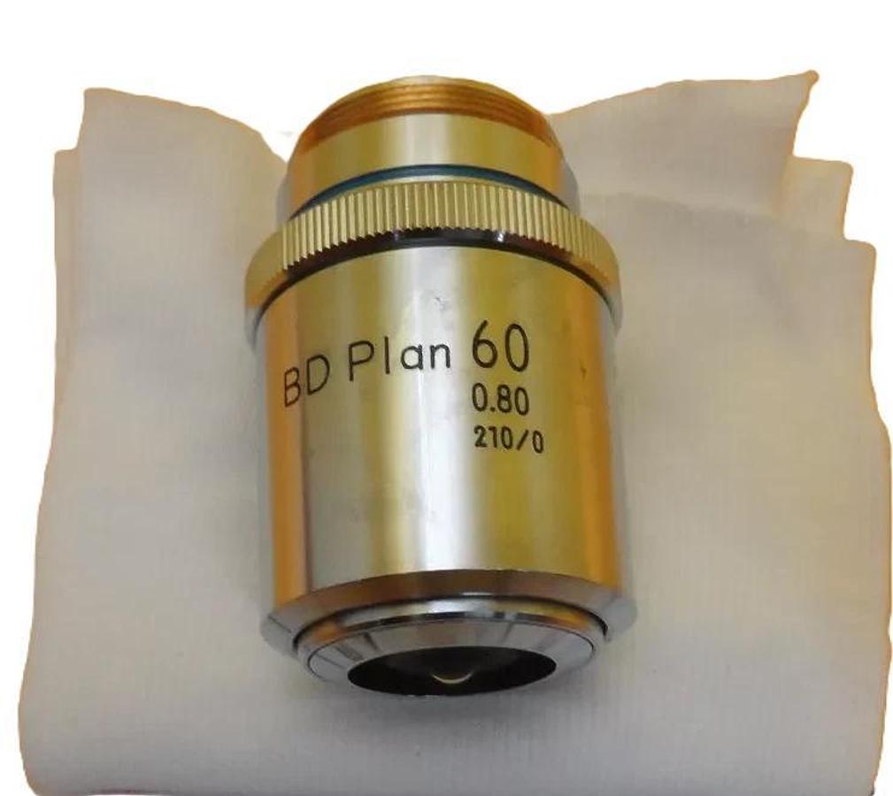 Used Nikon Precision BD Plan 60 0.80 Microscope Objective 210/0 Working Surplus