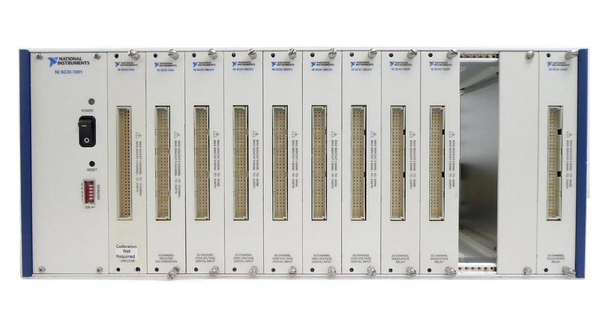 Used National Instruments SCXI-1001 Controller SCXI-1124 SCXI-1162HV SCXI-1163R Spare