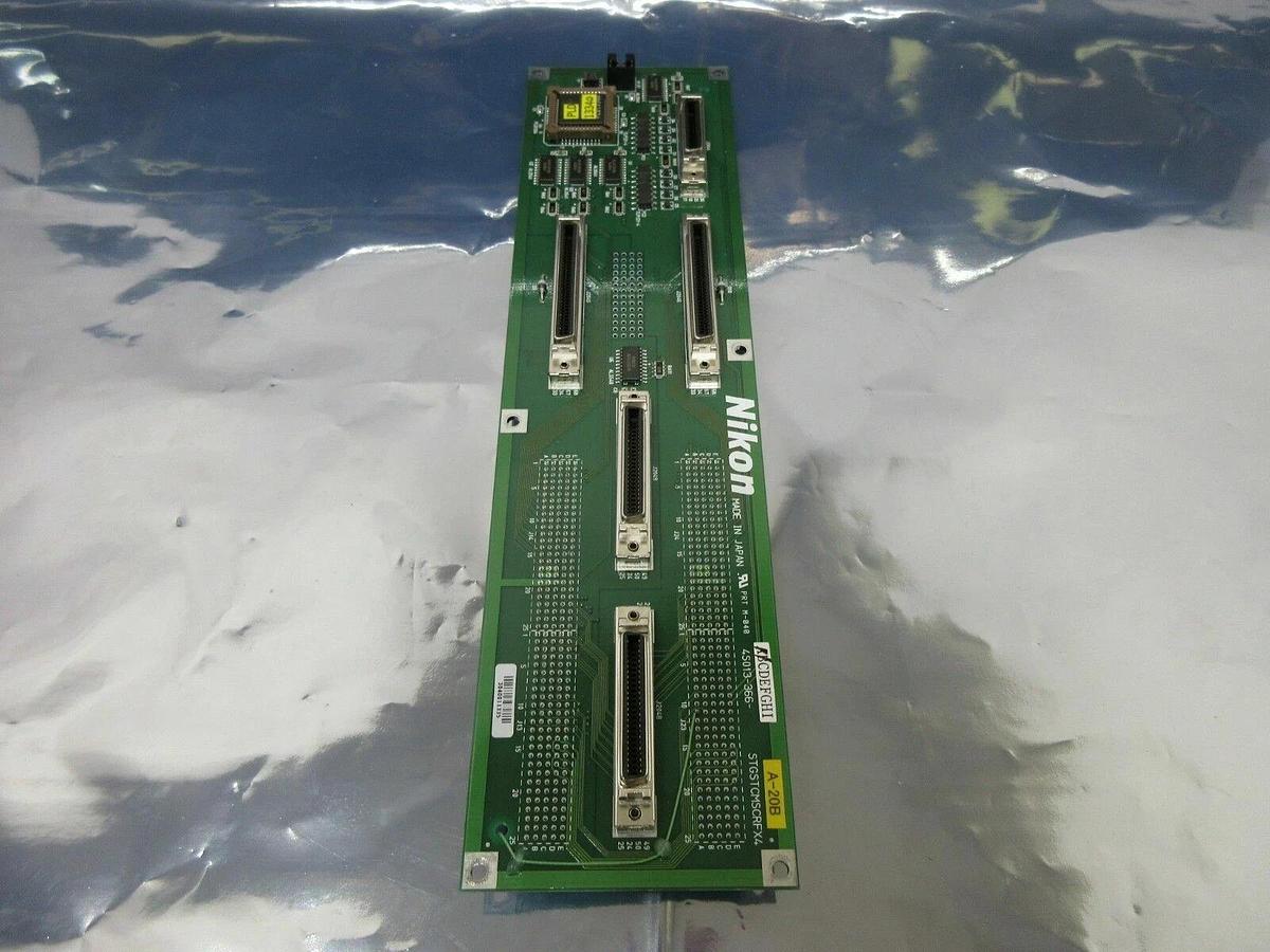 Used Nikon 4S013-366 Backplane Interface Board PCB STGSTCMSCRFX4 NSR Series Working