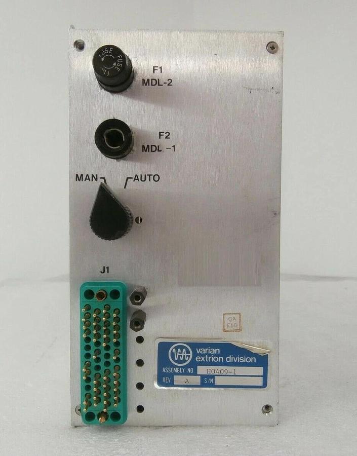 Used Varian Semiconductor H0409-1 Lock Roughing Vacuum System H0409001 Panel Working