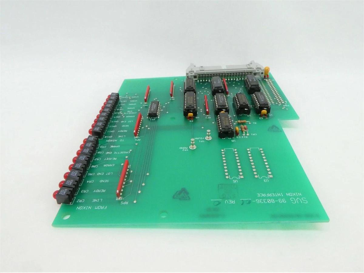 Used SVG Silicon Valley Group 99-80306-01 Nikon Interface Board PCB 90S DUV Working