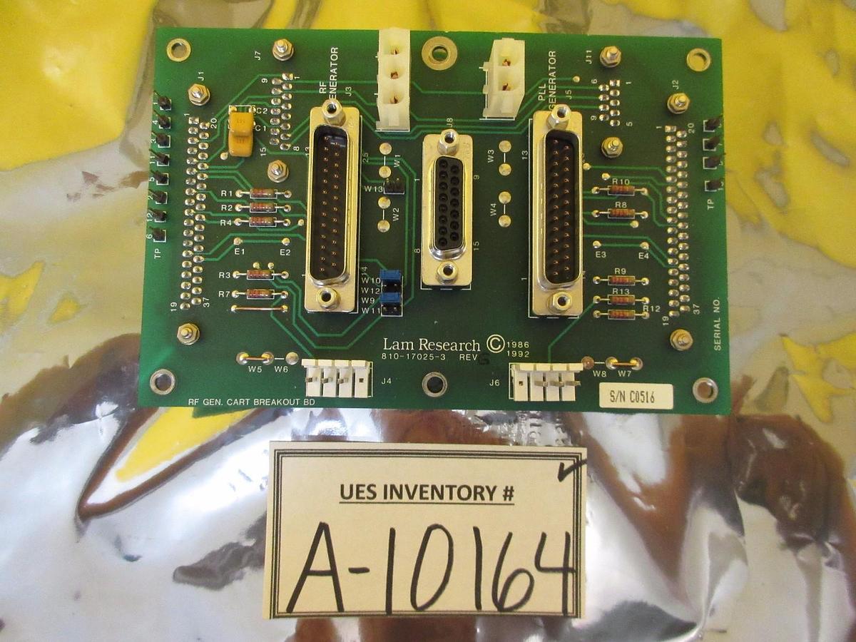 Used Lam Research 810-17025-3 RF Generator Cart Breakout PCB 710-17025-3 Working