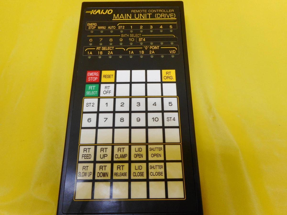 Used Kaijo Sonic Main Unit (Drive) Shutter/Clamp Remote Controller Used Working