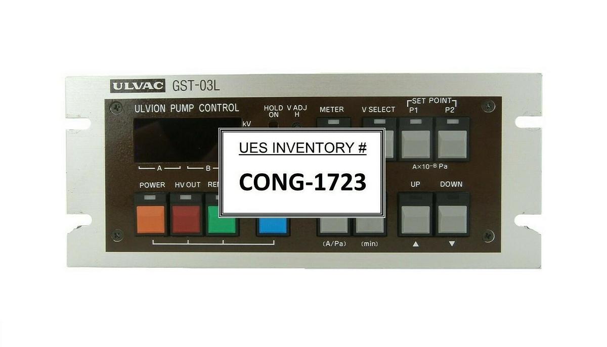 Used Ulvac GST-03L Ulvion Pump Controller with Cable Set Working Spare