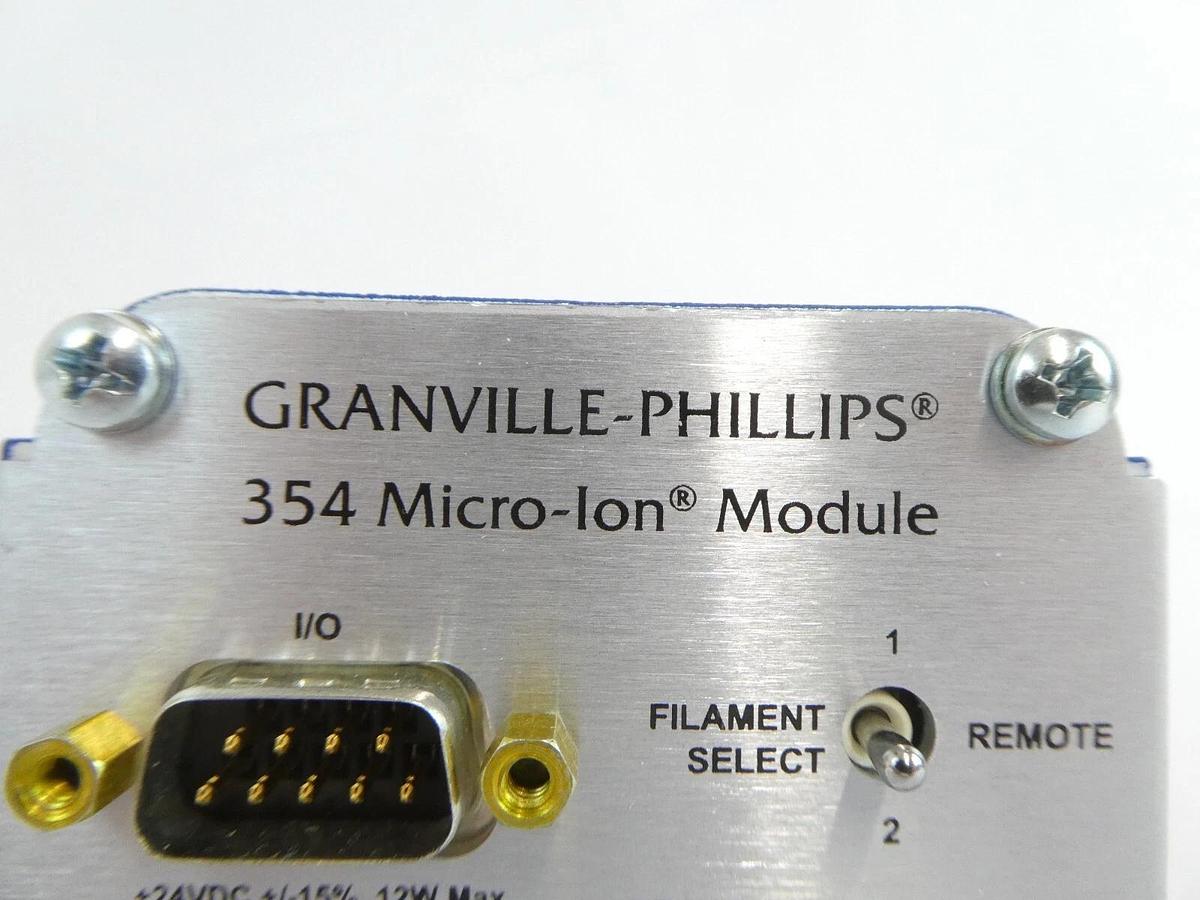 Used Granville-Phillips 354019-TD-T Micro-Ion 354 Brooks Automation Working