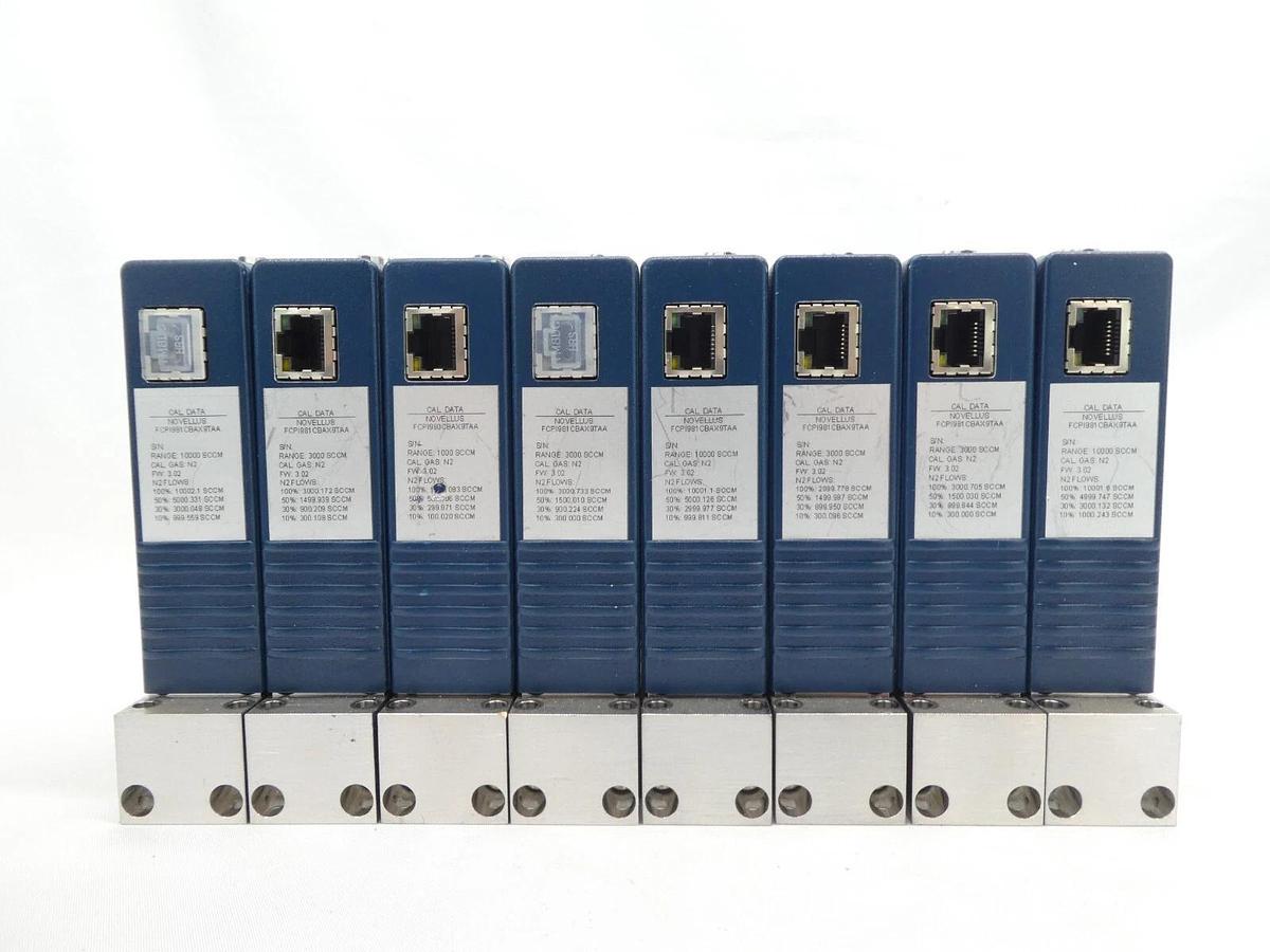 Used Aera PI-98 Series Mass Flow Controller MFC Reseller Lot of 8 Working Surplus
