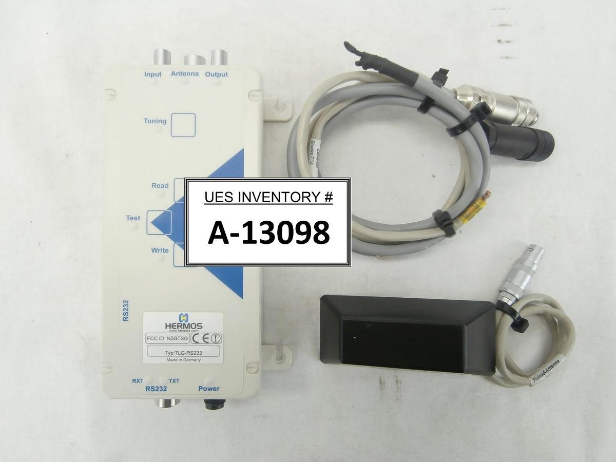 Used Hermos TLG-I1-1000-S0-00EB Transponder Set with Antenna ANT-ID2-INFIXR6 Spare